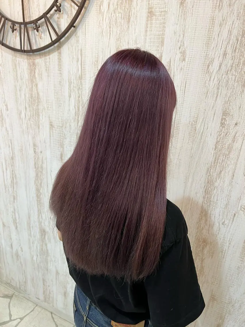 ロング 韓国風🫧艶カラー 💟ran💟のヘアスタイル