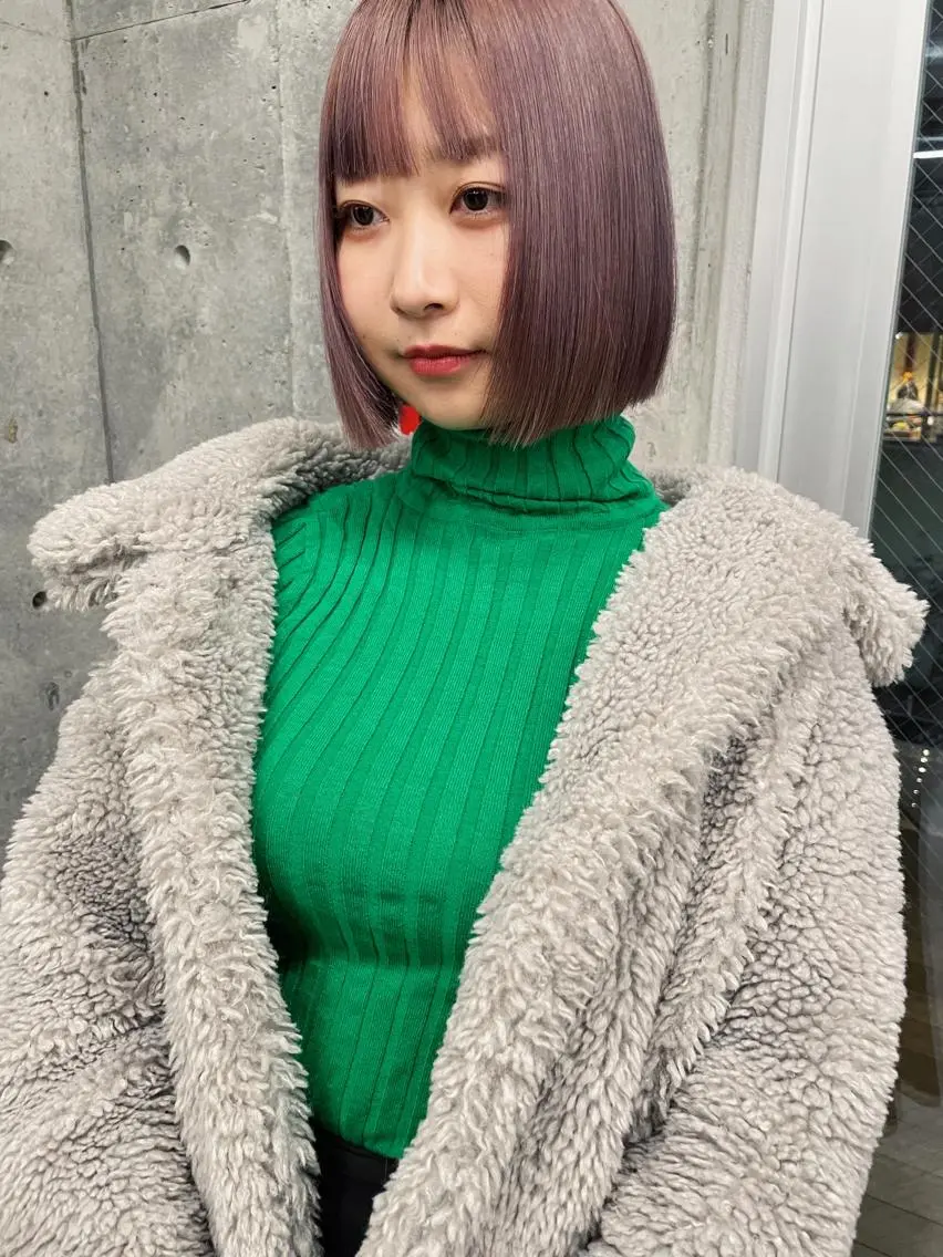 ショート カラー ハイトーンカラー ボブ カット ヘアカラー トリートメント ヘアセット センスをお届けします 大谷将生infpのヘアスタイル
