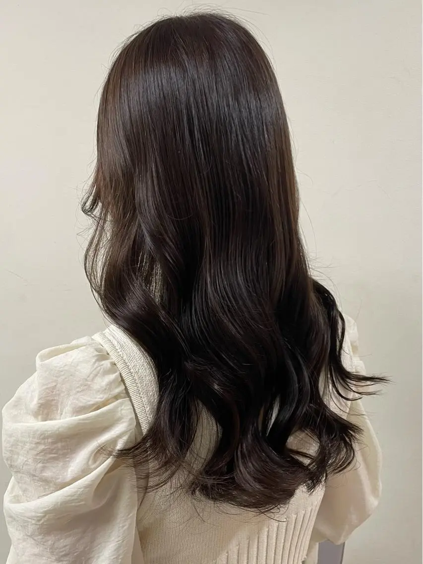 ロング カラー パーマ カット トリートメント ニシダヒカリ🌙 髪質改善×似合わせのヘアスタイル