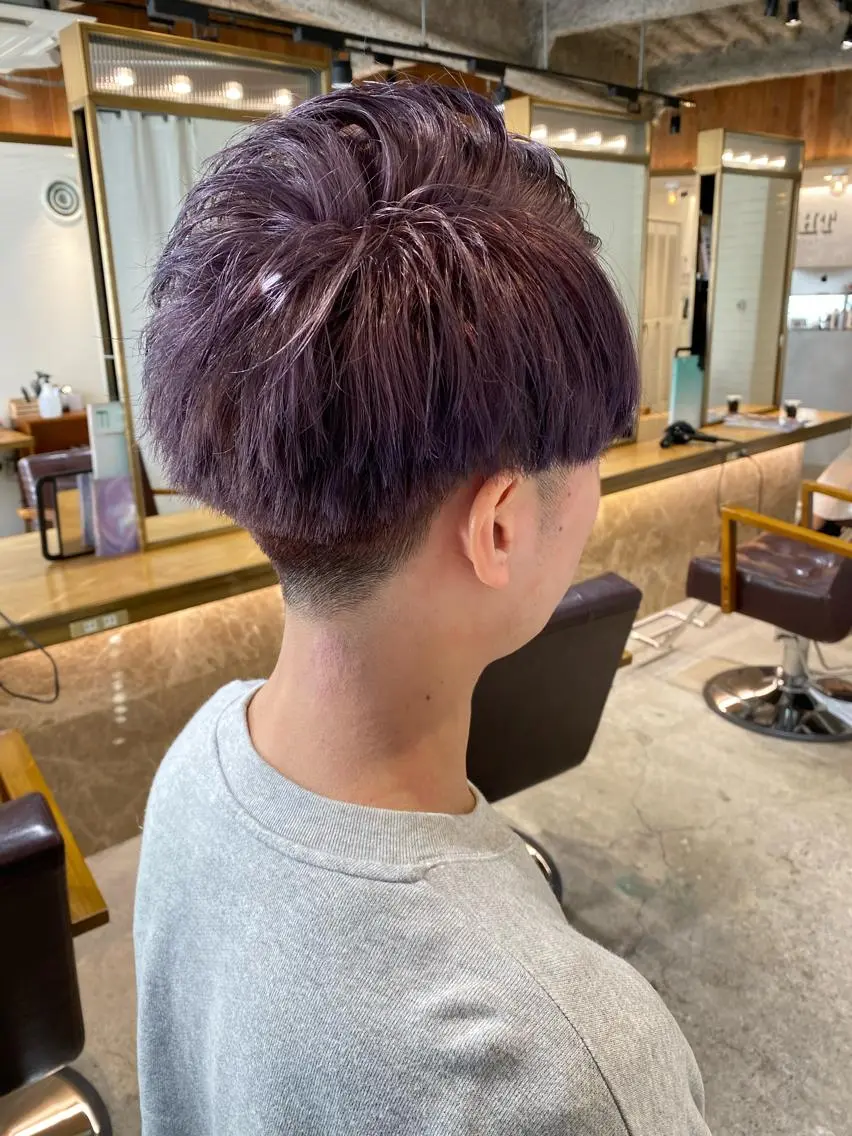 ショート ショートボブ ベリーショート アッシュ ボブ 外国人風カラー メンズツイスパ ショートフクヤマシンのヘアスタイル