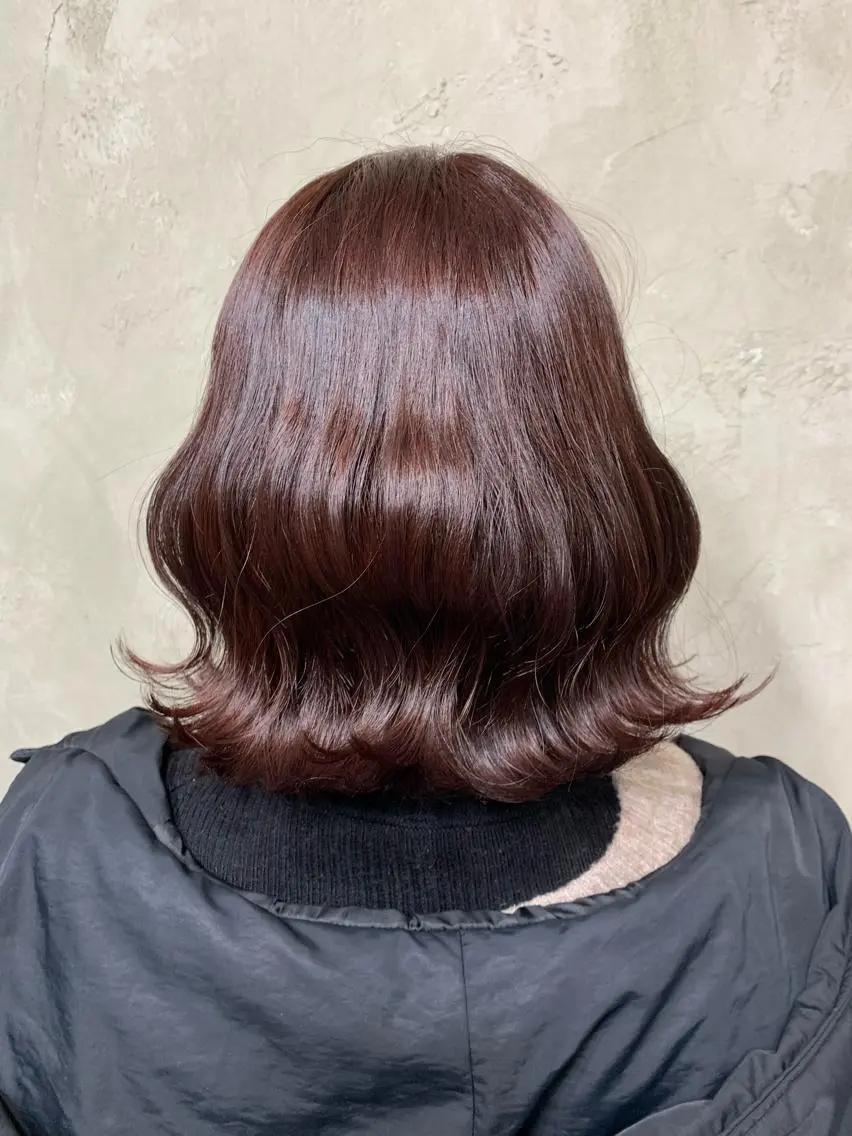 ミディアム ヘアカラー トリートメント 美髪✨髪質改善 &艶カラーmanaeのヘアスタイル