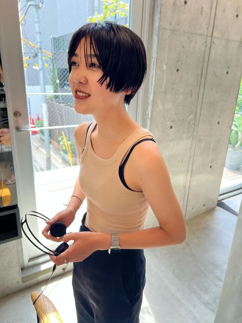 ショート ショートヘア カット ヘアカラー トリートメント sakoda shunkiのヘアスタイル