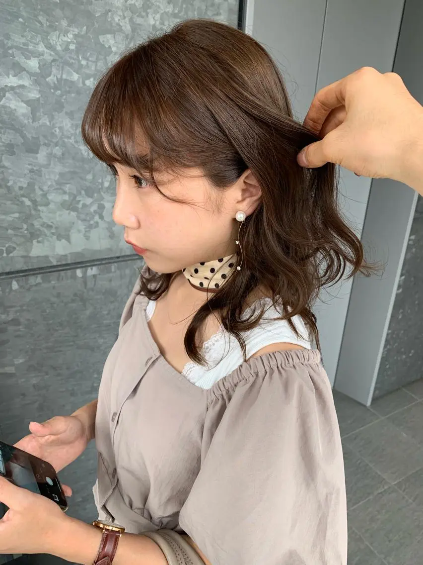 ロング 髪質改善/白髪ぼかし KENTAのヘアスタイル