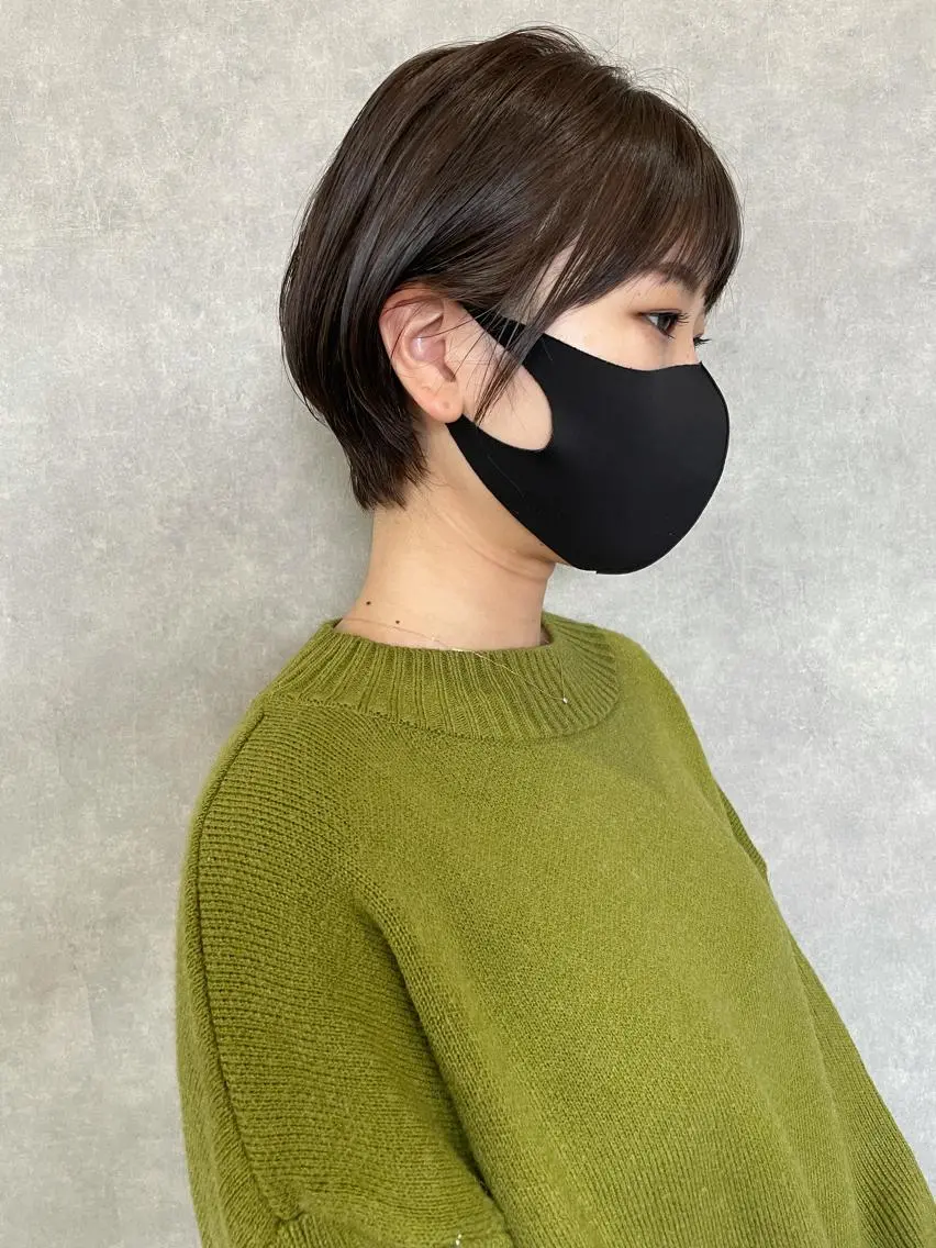 ショート カット ヘアカラー 河原 亮のヘアスタイル