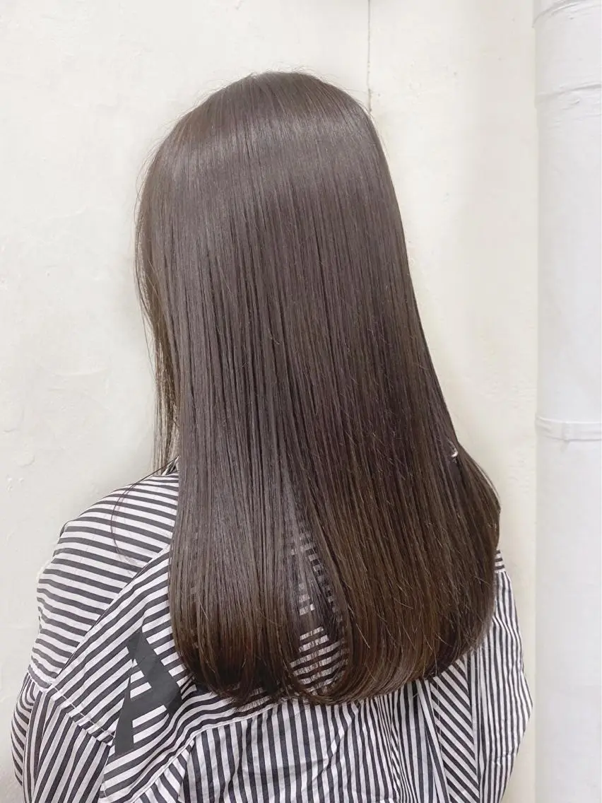 セミロング カラー ベージュカラー ブリーチ ブリーチなしカラー カット ヘアカラー トリートメント ミニモお気に入り数 No.1宍戸雄弥のヘアスタイル