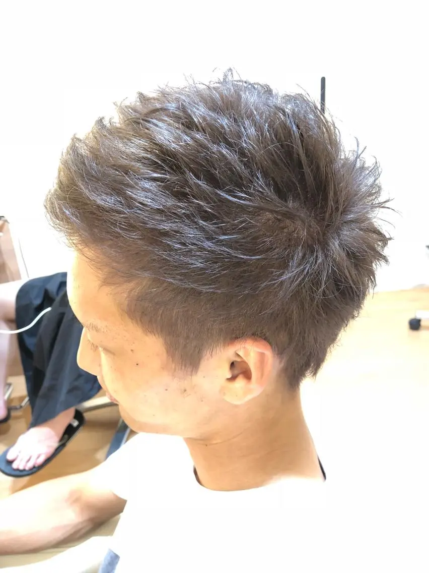 ショート カラー メンズ メンズカット 三村洸斗のヘアスタイル
