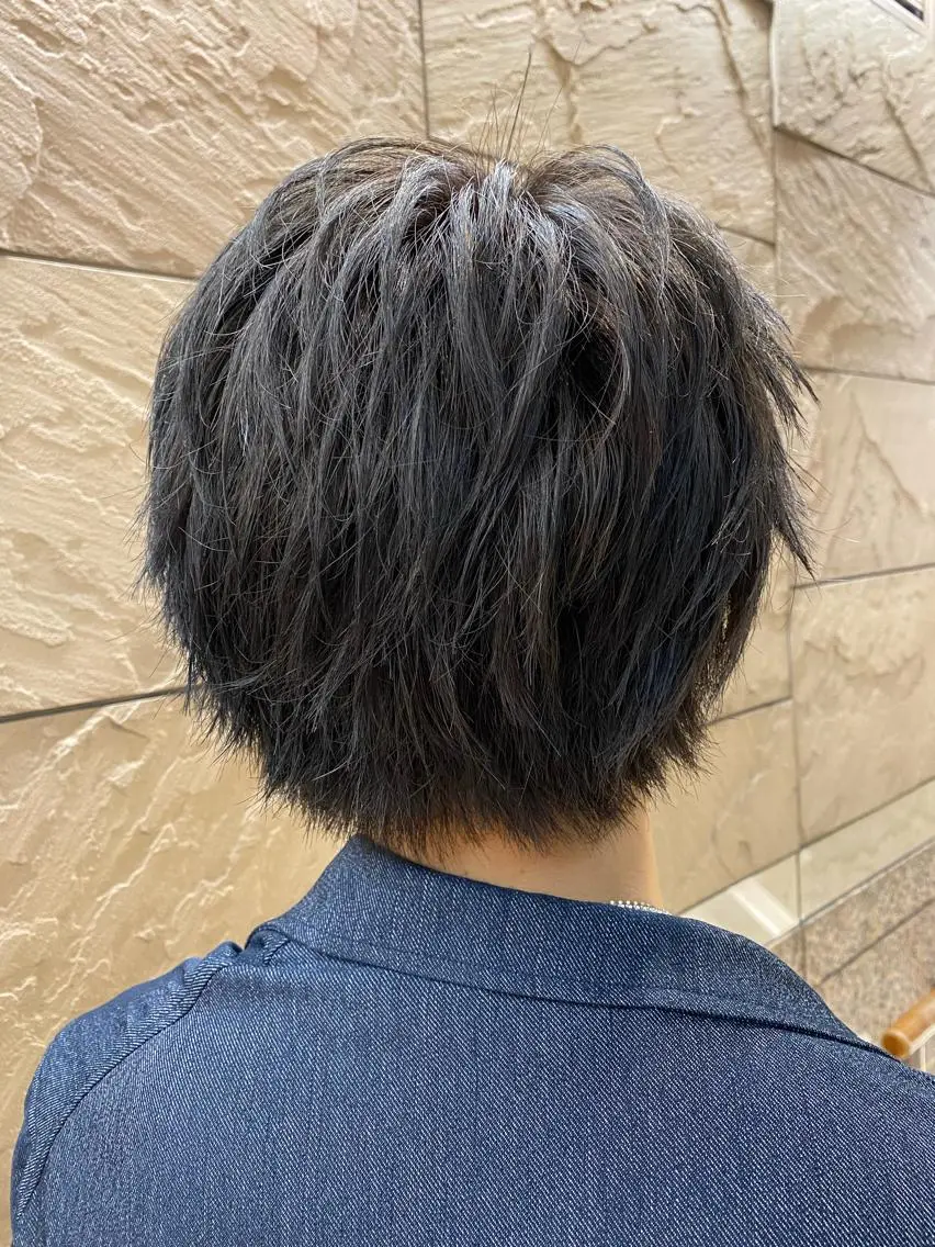カラー ベージュカラー ダークグレー ダークグレージュ グレージュ YOHEI【メンズ/ パーマ/メンズ特化】のヘアスタイル