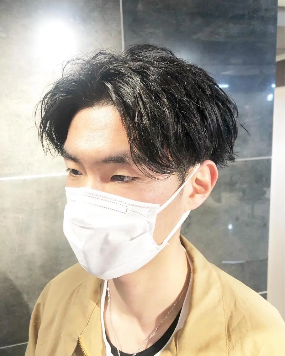 パーマ ヘアアレンジ メンズ カット パーマ トリートメント ヘアセット メンズ特化✂️栗原 侑也のヘアスタイル