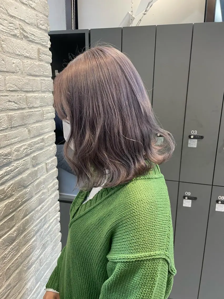 カラー ヘアアレンジ 神戸三宮ダメージレス ブリーチ特化 麟太郎のヘアスタイル