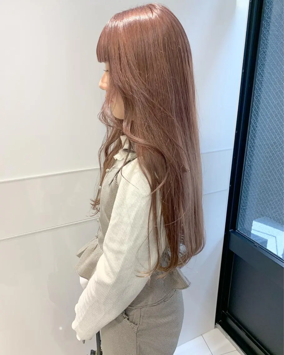 ロング カラー ヘアアレンジ Amelie yunのヘアスタイル