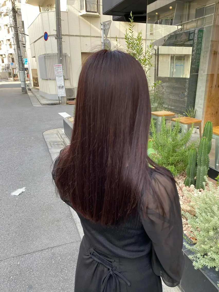 ロング カラー Sia中野新橋　店長 田中　優莉乃のヘアスタイル