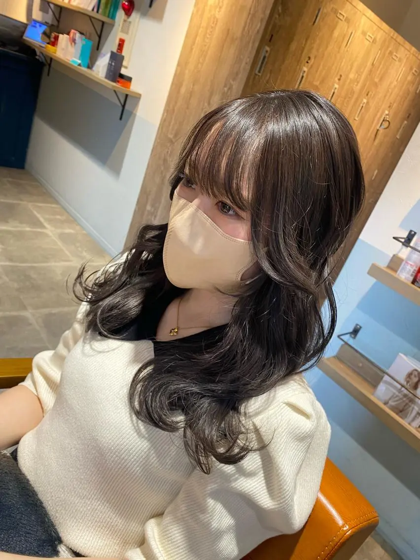 ロング 🩵盛れる顔周りヘア EMI🩵のヘアスタイル