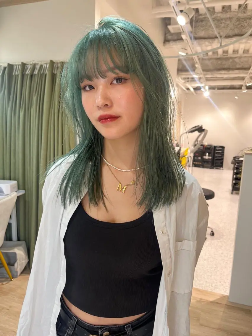 ミディアム カラー ヘアセット🎀パーマ Tsubasaのヘアスタイル