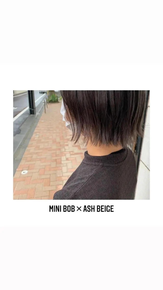 ショート カラー パーマ ヘアアレンジ メンズ キッズ ネイル マツエク・マツパ アイブロウ 眉カラー ボブ ショートヘア ショートネイル ストレートパーマ hiro【沿線で叶う 似合わせhair】のヘアスタイル