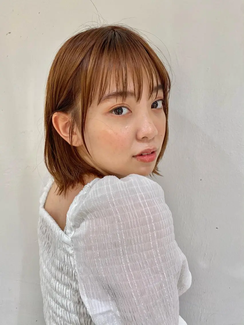 ショート カラー ヒラノホナミ 🫧艶髪🫧髪質改善のヘアスタイル