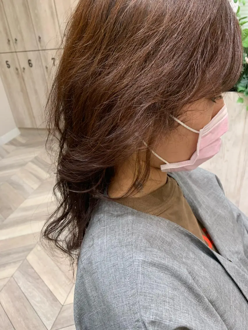 ロング パーマ 松村 知香のヘアスタイル