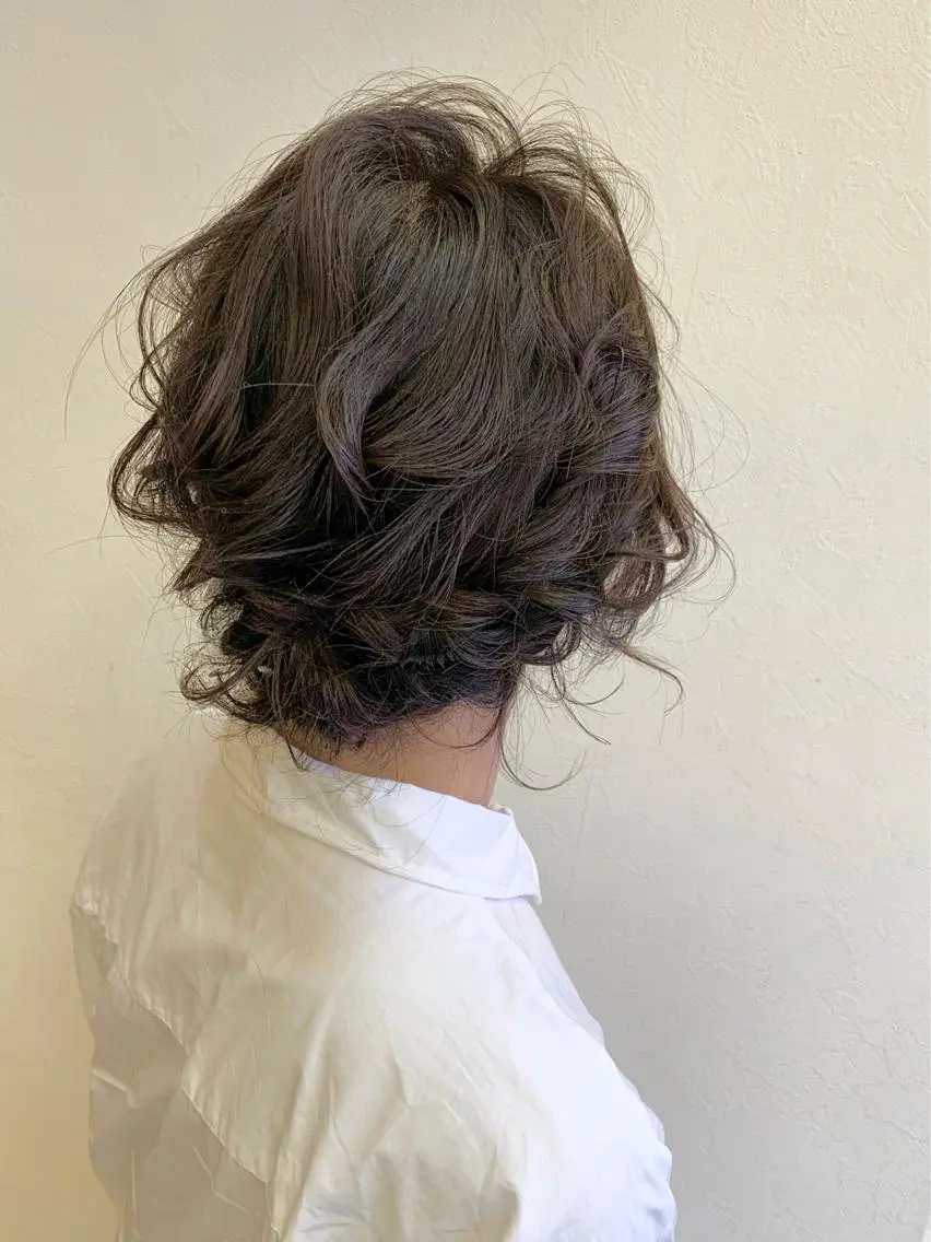 ヘアアレンジ ボブ 谷口 弥生のヘアスタイル