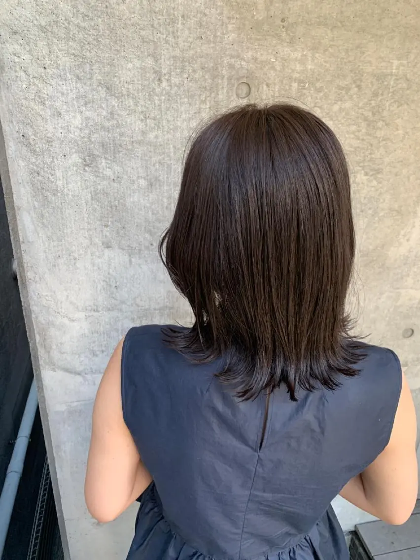 ミディアム カラー ヘアアレンジ キッズ ショートボブ ミディアムパーマ バレイヤージュ ブリーチ ケアブリーチ ravens代表 ヒロムのヘアスタイル
