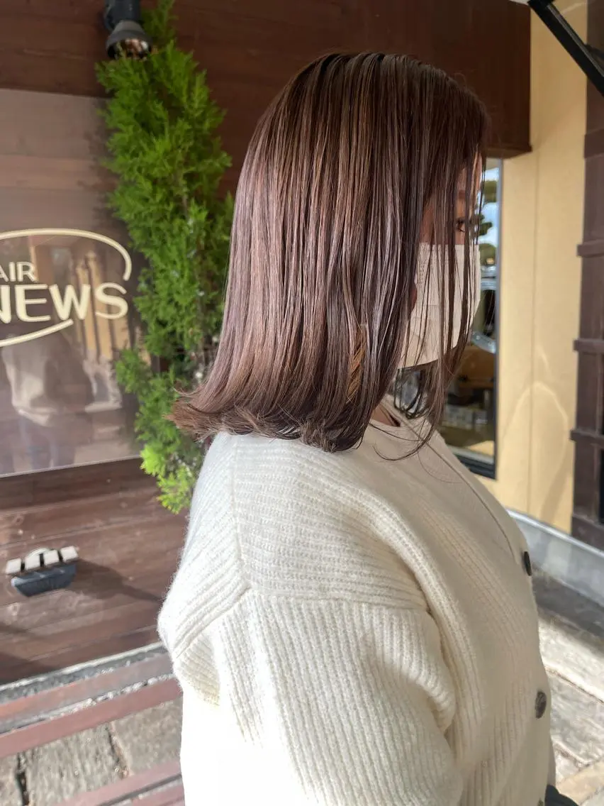 ミディアム カラー トリートメント ヘアーニュース 🌿NAMII🌿のヘアスタイル