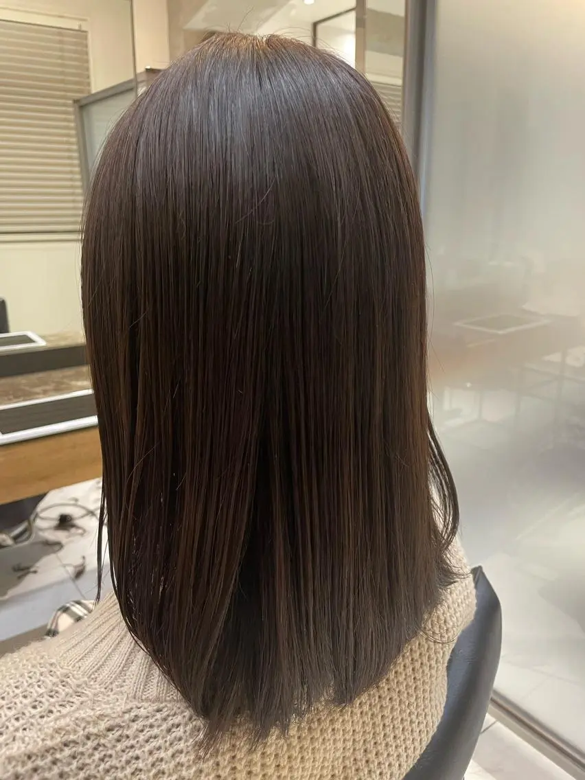 セミロング カット 縮毛矯正 トリートメント 🦕小林 大地🦕のヘアスタイル
