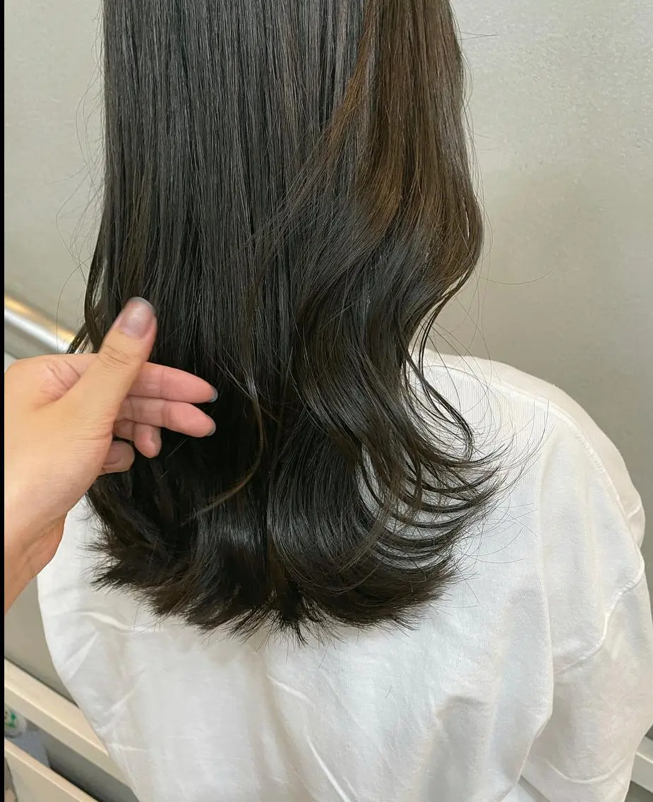 ミディアム カラー ベージュカラー 沖縄/ヘアアレンジ /ナカノのヘアスタイル