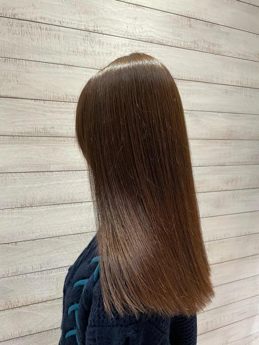 カラー ベージュカラー ブラウンカラー ブラウンベージュ イシバシ ミナミのヘアスタイル
