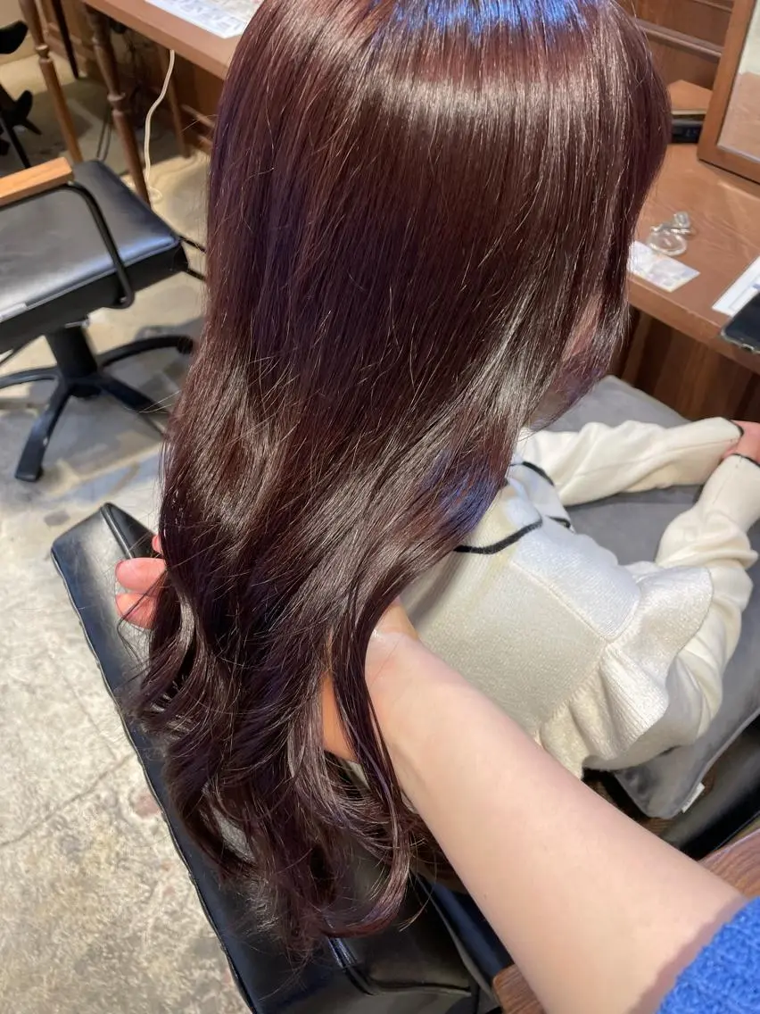 ロング カット ヘアカラー トリートメント ｅｒｉ 🧴🫧のヘアスタイル