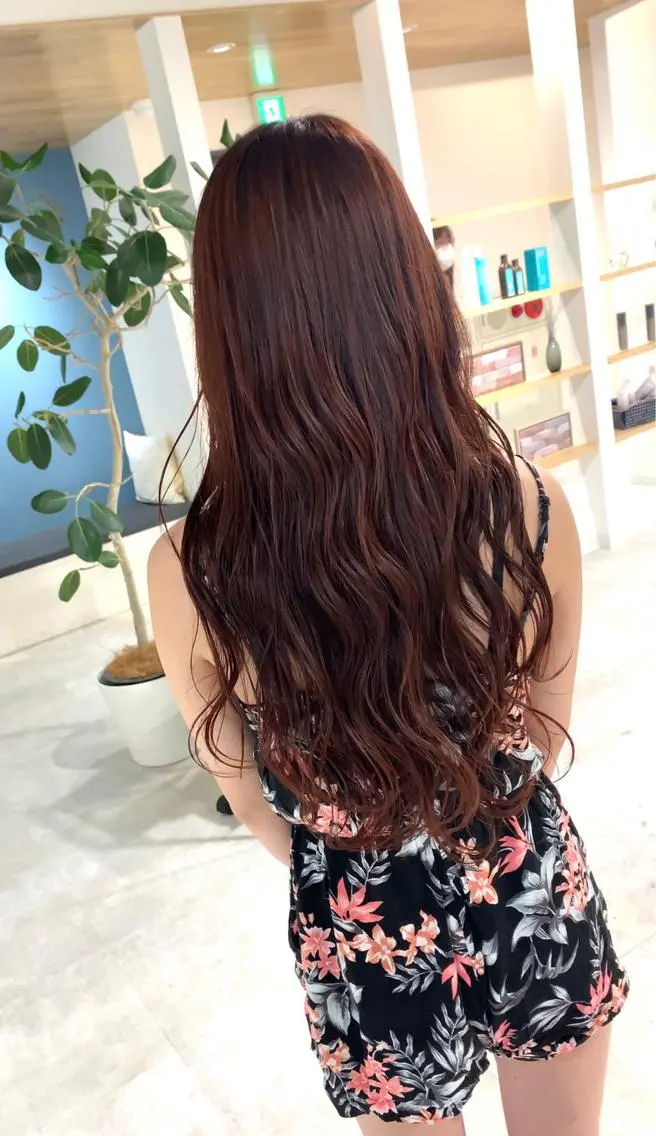 ロング カット ヘアカラー トリートメント 松本 翔吾のヘアスタイル