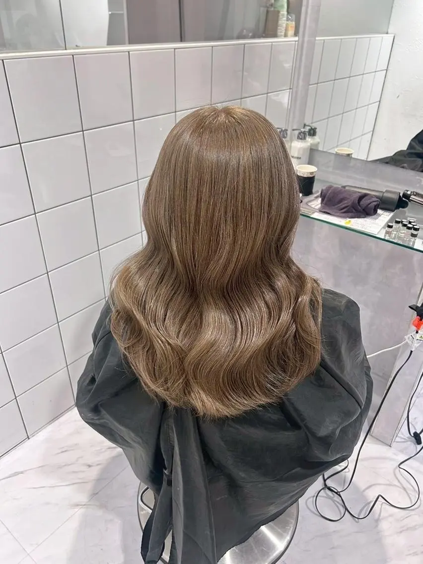 カラー *大人っぽ🏹韓国 トレンド💍銀座のヘアスタイル