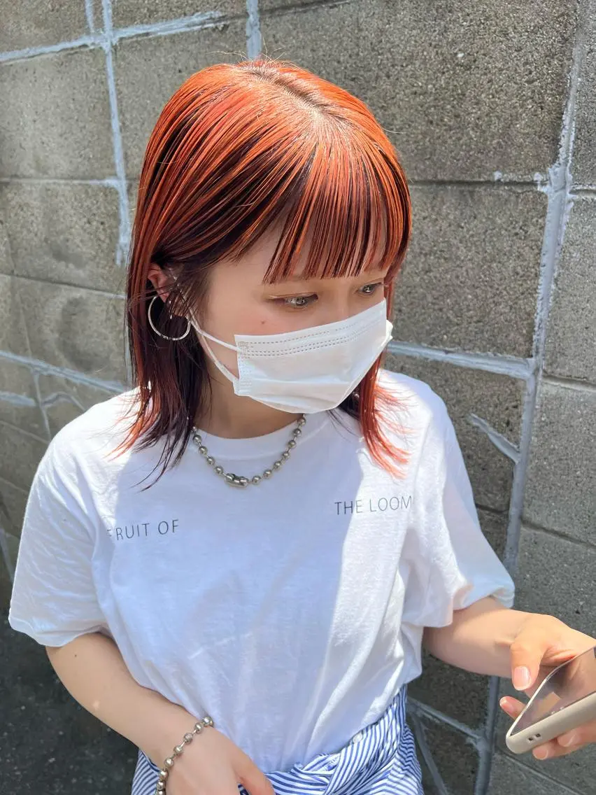 ショート スダユーヤ 💫推しカラーウルフのヘアスタイル