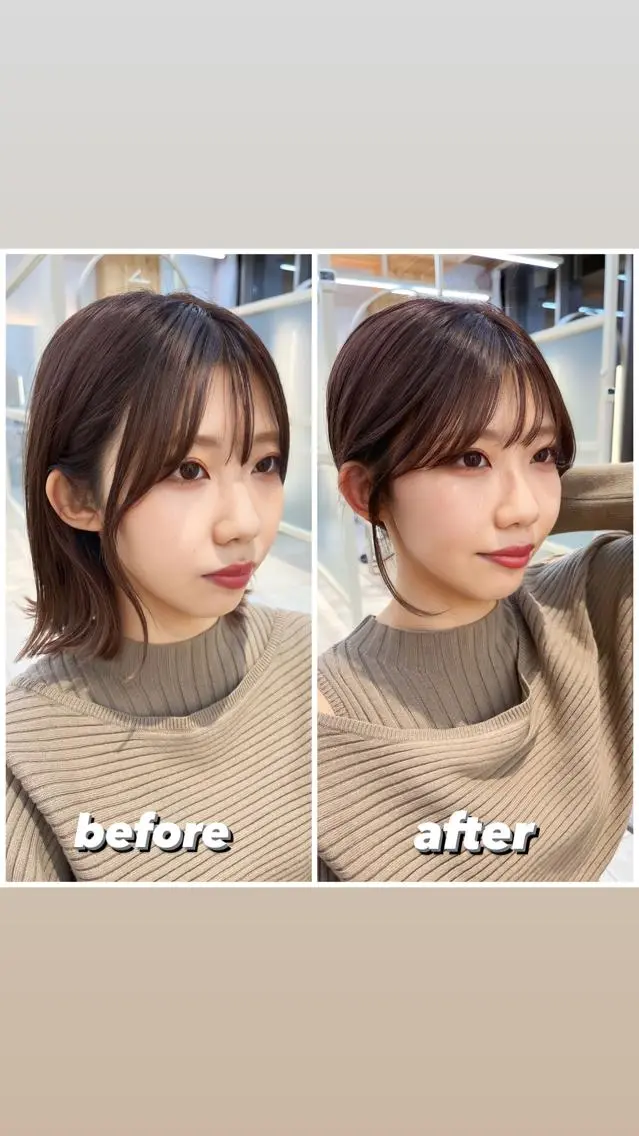 ミディアム カラー ナチュラル韓国ヘア 🇰🇷塚田凌太のヘアスタイル