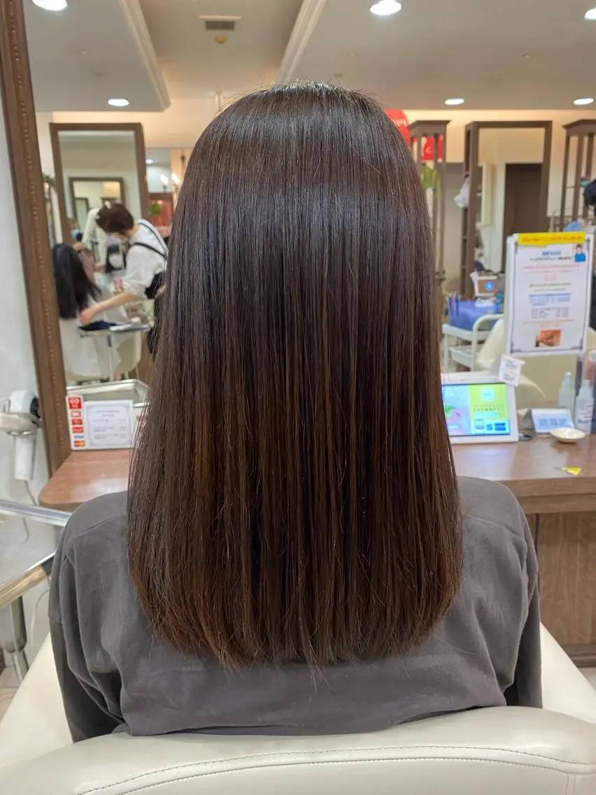 ロング パーマ 《大人気髪質改善》 プログレス国分寺店のヘアスタイル