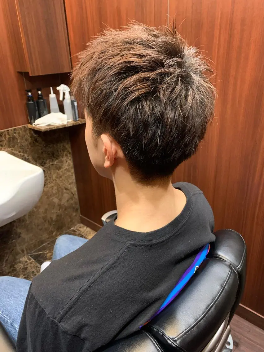 ショート メンズ 羽木 隆徒のヘアスタイル