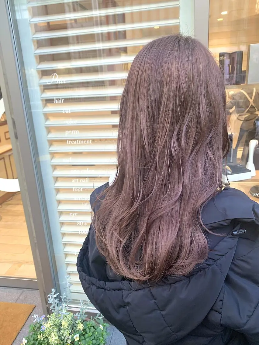 ロング カラー カット ヘアカラー トリートメント 渋谷/韓国風 西原直樹のヘアスタイル