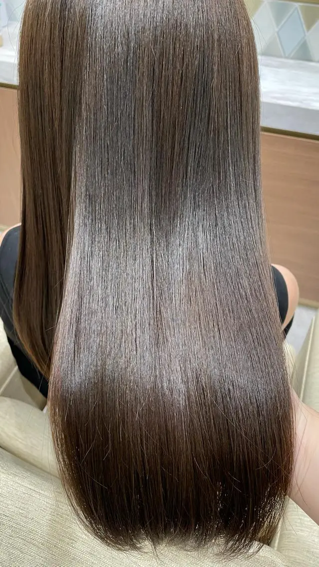 ロング パーマモデル募集🌈 森脇帆南のヘアスタイル