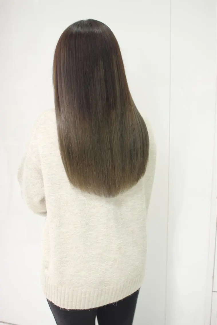 セミロング 髪質改善 トリートメント onishi yoshinaoのヘアスタイル