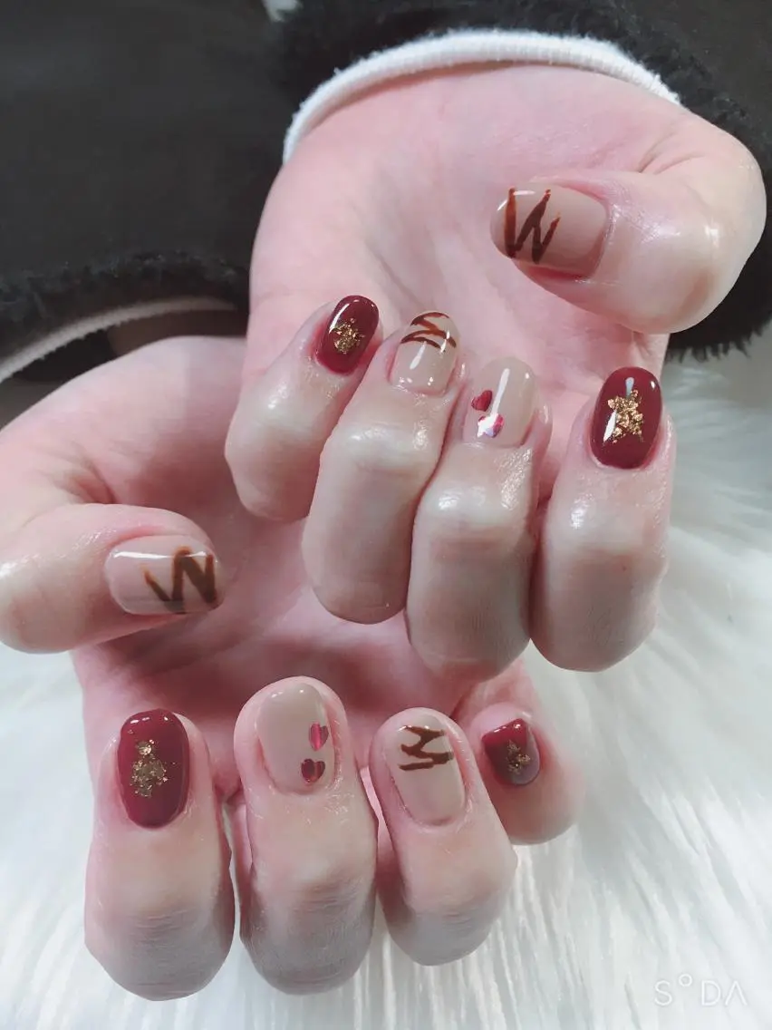 ネイル バレンタイン miwa ミワのネイルデザイン