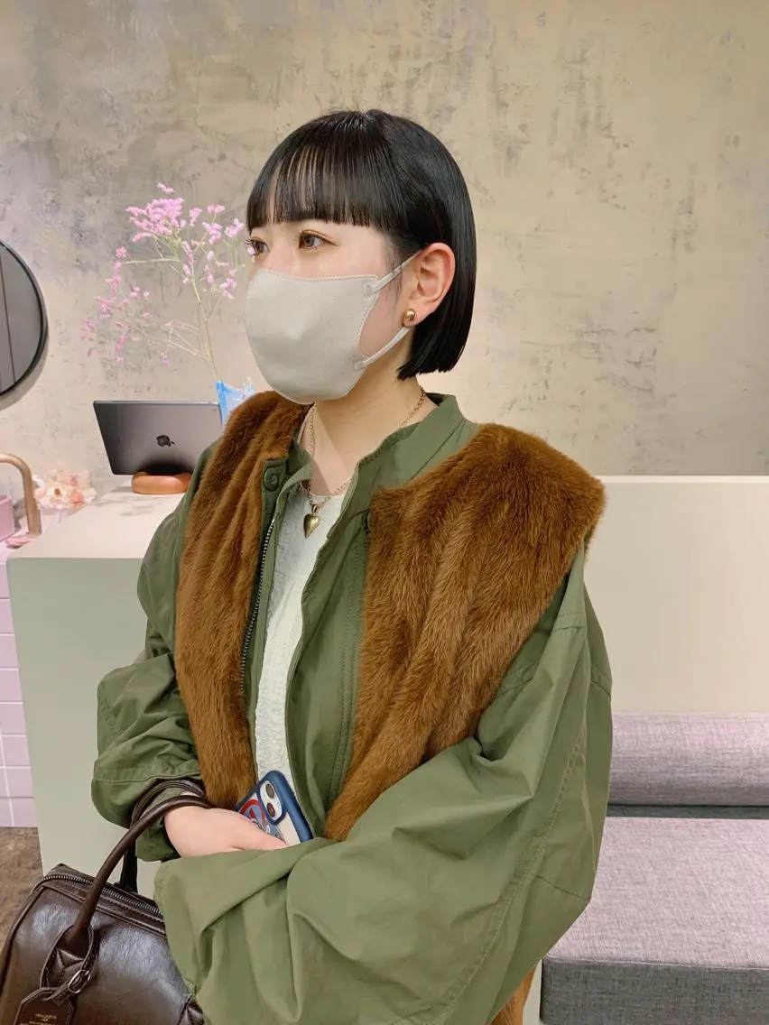 ショート カラー カット ヘアカラー yupi🐈⬛ レイヤー/パーマのヘアスタイル