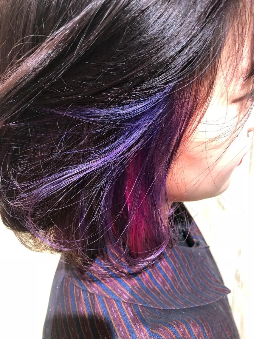 ショート カラー インナーカラー ピンクカラー Agu hair 清尾 浩昭のヘアスタイル