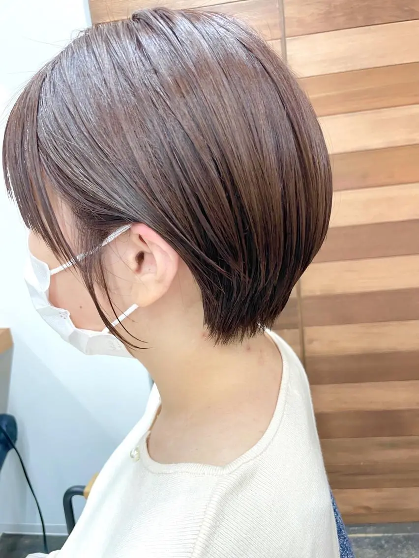 ショート カラー 大人女性ショート専門 tomodaのヘアスタイル