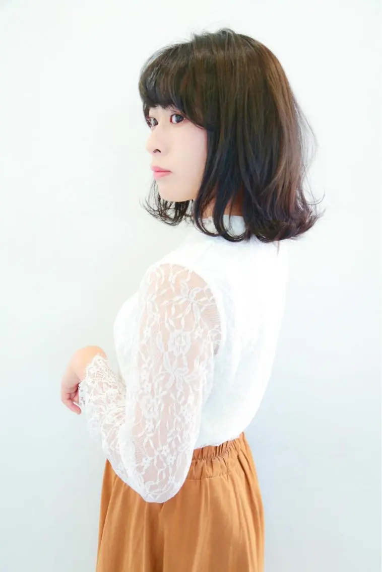 ミディアム カラー パーマ ヘアアレンジ カット ヘアカラー ✨関西No1✨ 春木淳也のヘアスタイル