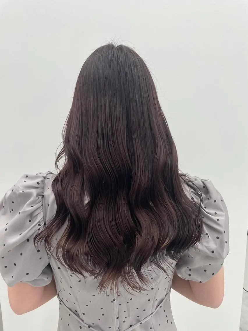 ロング カラー ヘアアレンジ 縮毛矯正 トリートメント 縮毛矯正/髪質改善/ ブリーチ毛/木元渓太のヘアスタイル