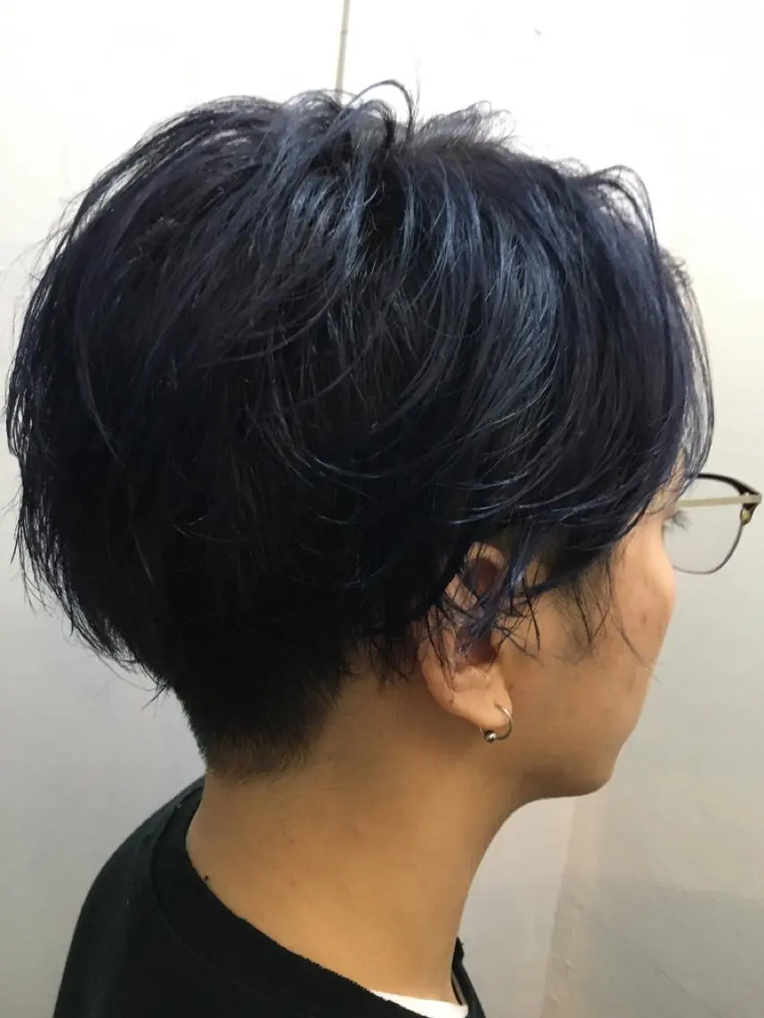 ショート カラー メンズ 代表　土屋ヒロユキ ショートカットのヘアスタイル