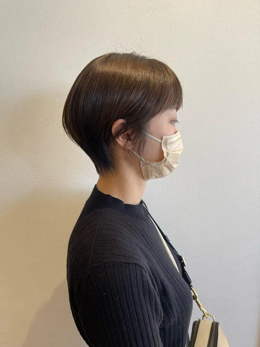 ショート カラー ヘアスタイルは 『キーちゃん』に！のヘアスタイル