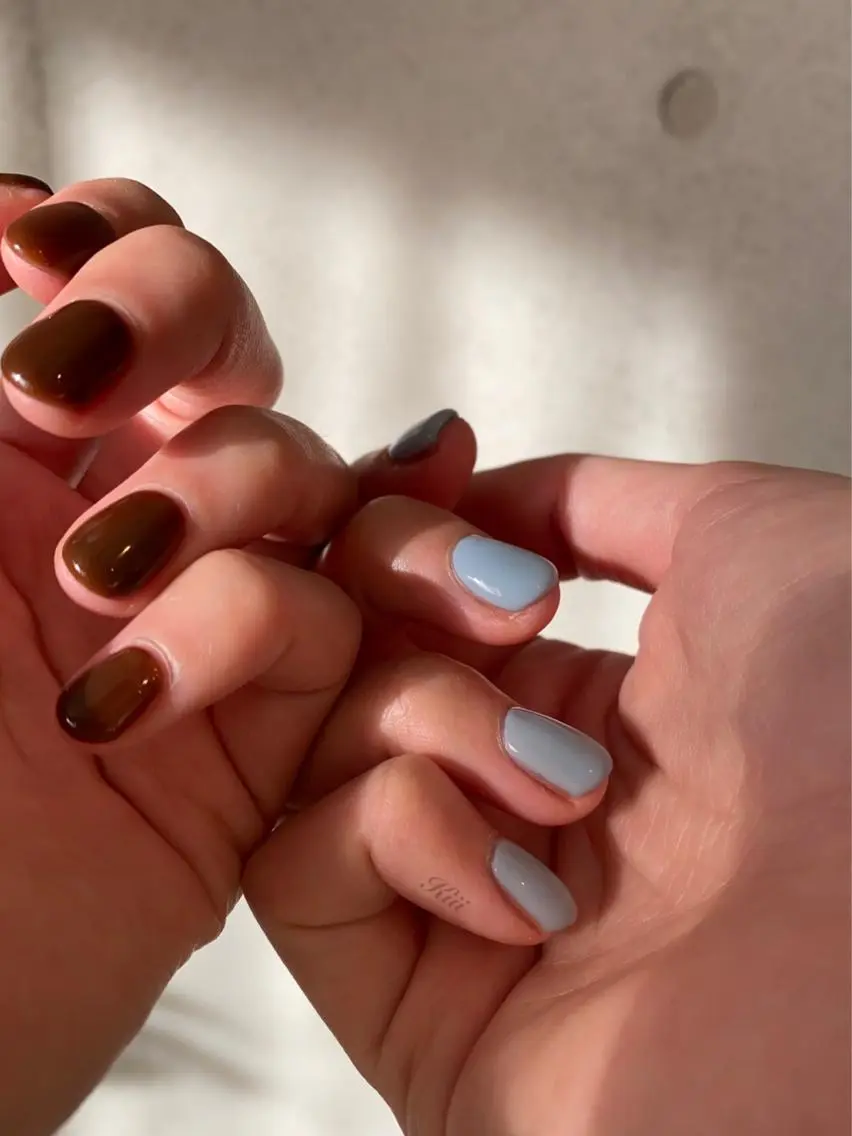 ネイル ハンドネイル フットネイル kiii.__ ✴︎*のネイルデザイン