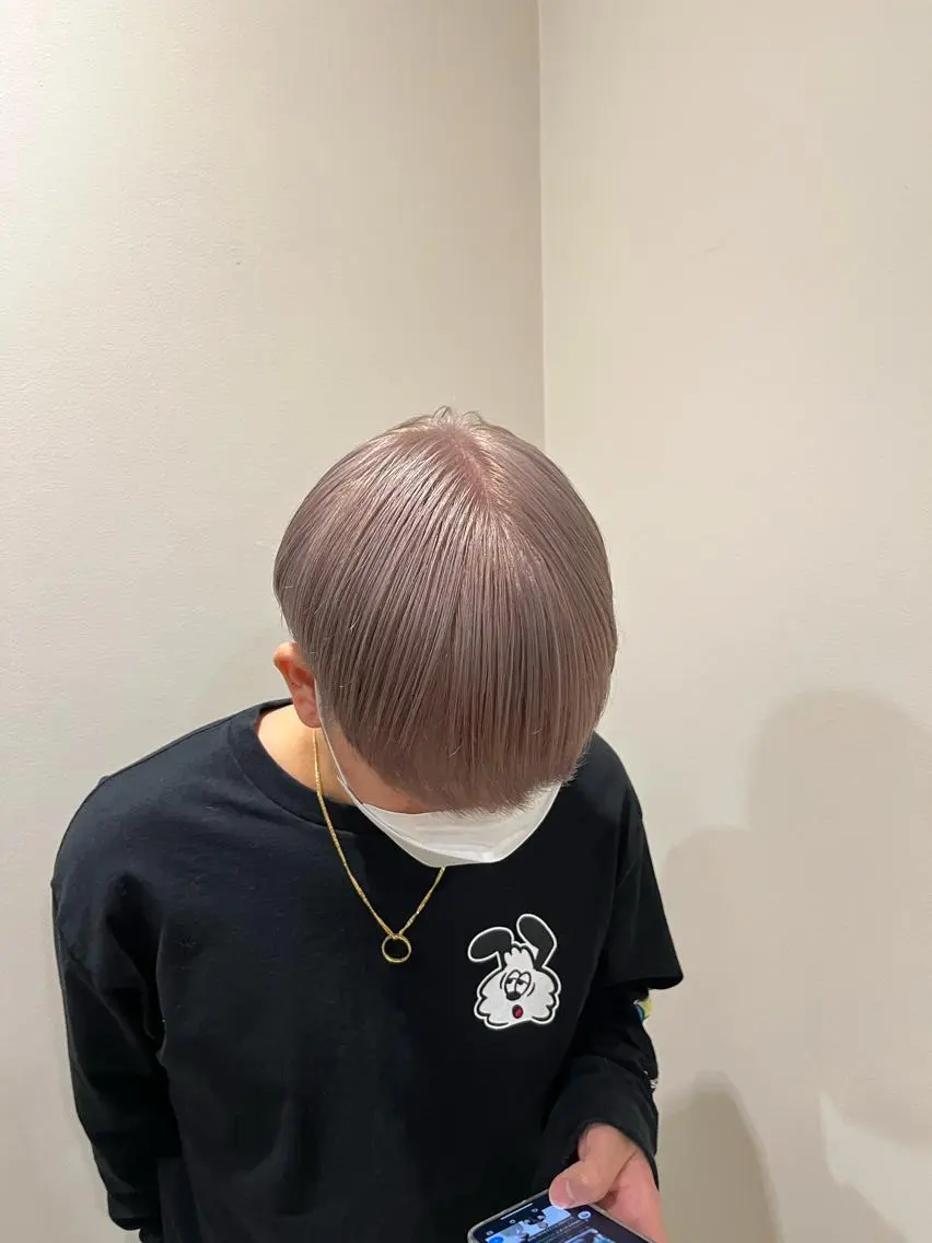 ショート カラー ヘアアレンジ メンズ 高島 凜のヘアスタイル