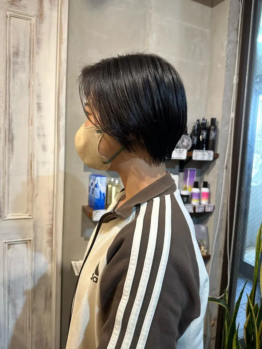 ショート 丸みショート ショートヘア 中村 彩乃のヘアスタイル