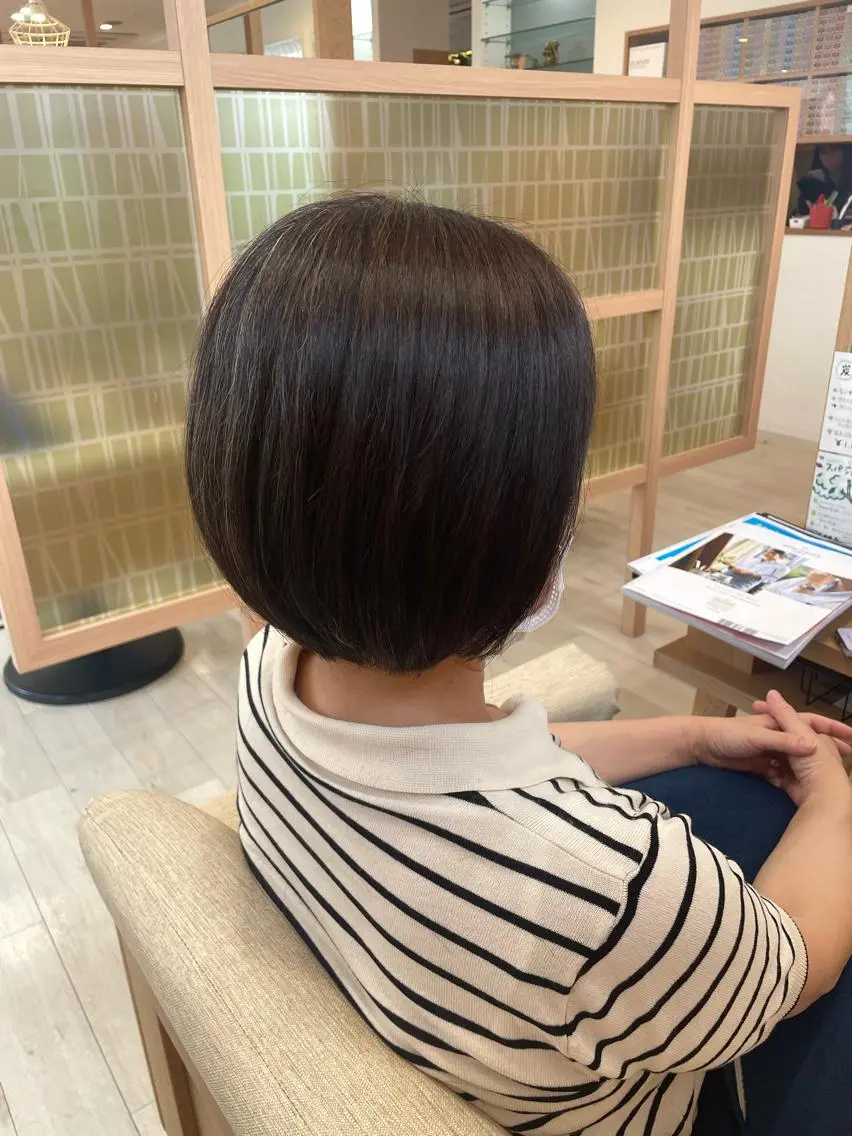 ショート ショートボブ ボブ ショートヘア être 加藤 悠花のヘアスタイル