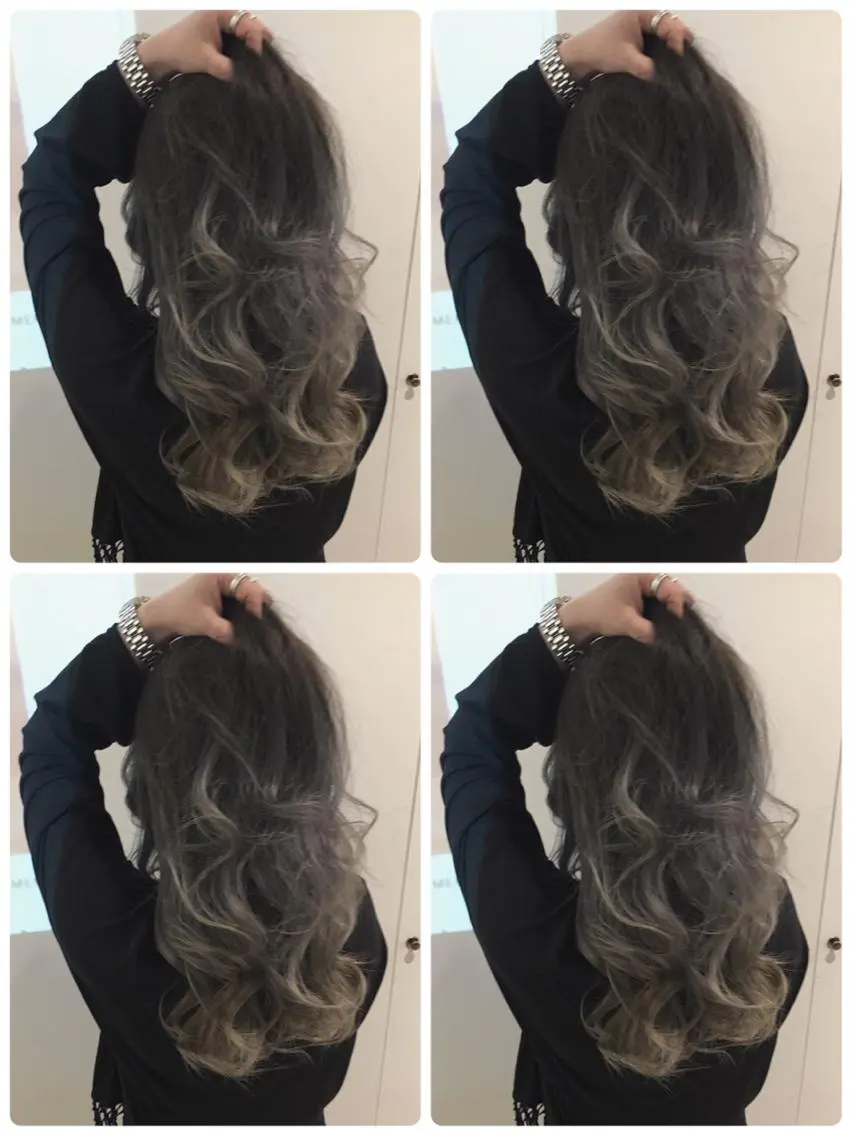 ミディアム ハイトーンブリーチ 土坂　由志【京都】のヘアスタイル