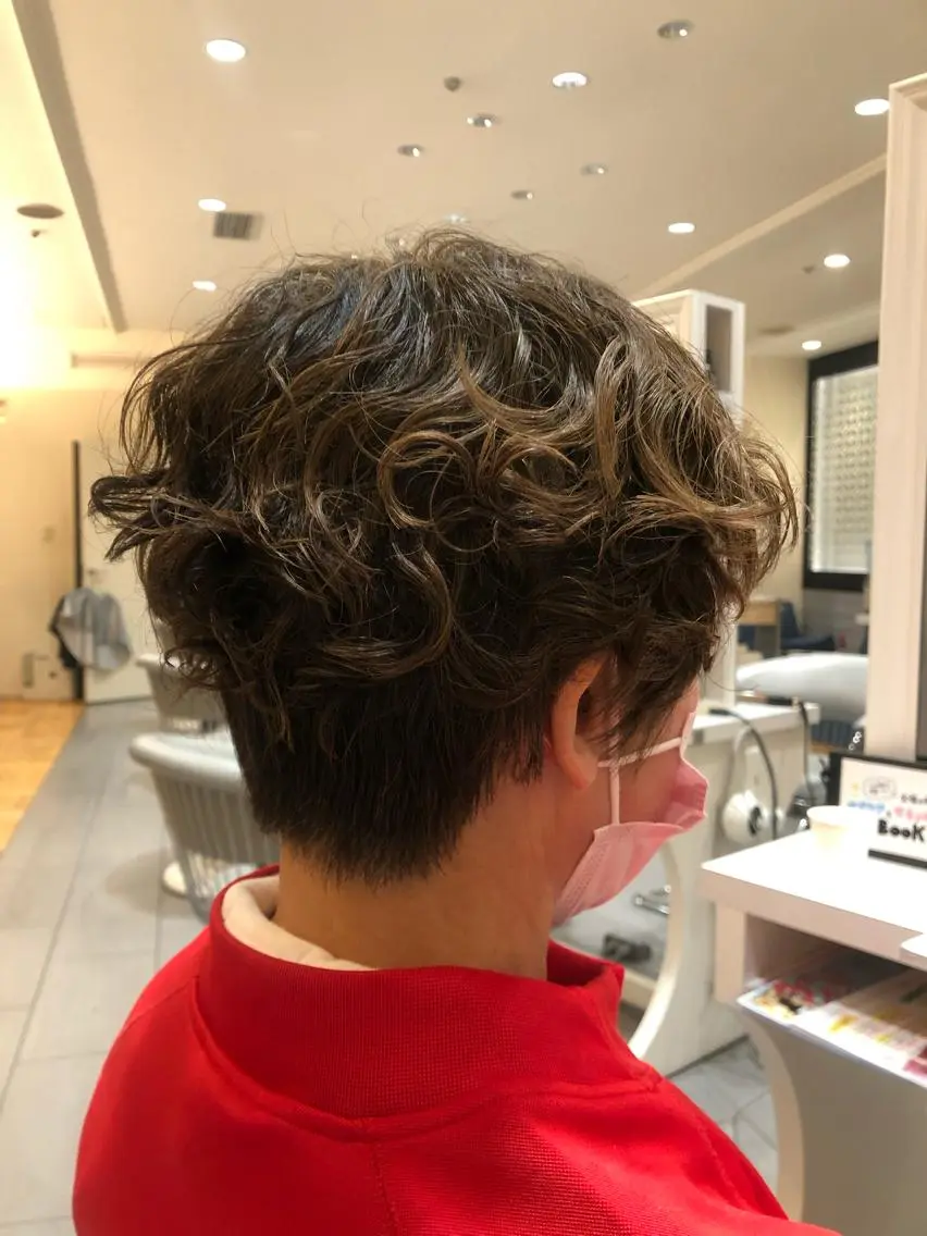 ショート パーマ ショートヘア 阪上 沙織のヘアスタイル